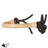 New! Classic Equine Rope Halter with Braided Rawhide Nose & Lead - Country Scene Saddlery and Pet Supplies