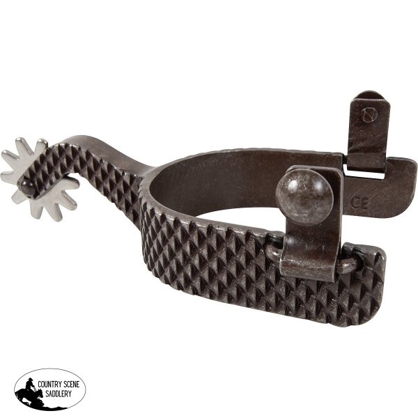 New! Classic Equine Spurs Rasp Design Cutter Series Spur