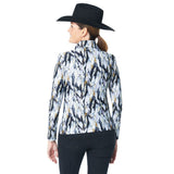 Claudette Show Blouse, Olive. - Country Scene Saddlery and Pet Supplies