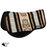 New! CONTOURED TRAIL PAD:Bottom Material: Tacky-Too Black Microsuede - Running Bull Onyx / Tacky Too - Saddle Pads &