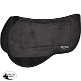 New! CONTOURED TRAIL PAD:Bottom Material: Tacky-Too Java Microsuede - Black Microsuede / Tacky Too - Saddle Pads &