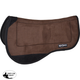 New! CONTOURED TRAIL PAD:Bottom Material: Tacky-Too Java Microsuede - Java Microsuede / Tacky Too - Saddle Pads &