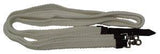 Cotton Flat Braided Split Reins 7' 6, White - Country Scene Saddlery and Pet Supplies