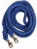 Cotton Roping Reins w/ Scissor Snaps - Country Scene Saddlery and Pet Supplies