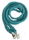 Cotton Roping Reins w/ Scissor Snaps - Country Scene Saddlery and Pet Supplies