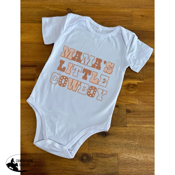 New! Country Onesie - Mama’s Little Cowboy