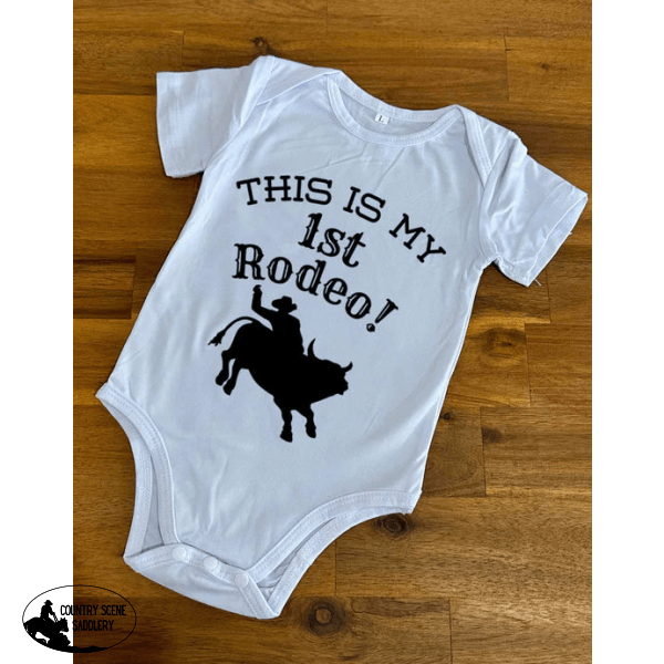 New! Country Onesie - This Is My 1St Rodeo