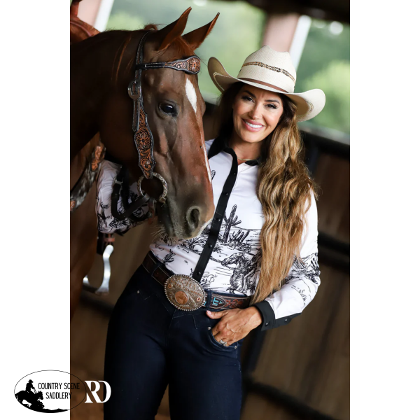 New! COURAGE PERFORMANCE RODEO SHIRT Western Shirts