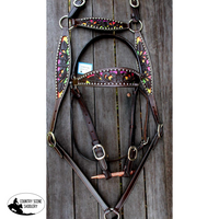 Css Barcoo/ Stockmans Breastcollar- Rainbow Bridles