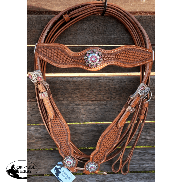 Css Basketweave Diamonte Bridle