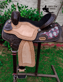 CSSB10 custom barrel racing saddle western saddle AustraliaSupplies