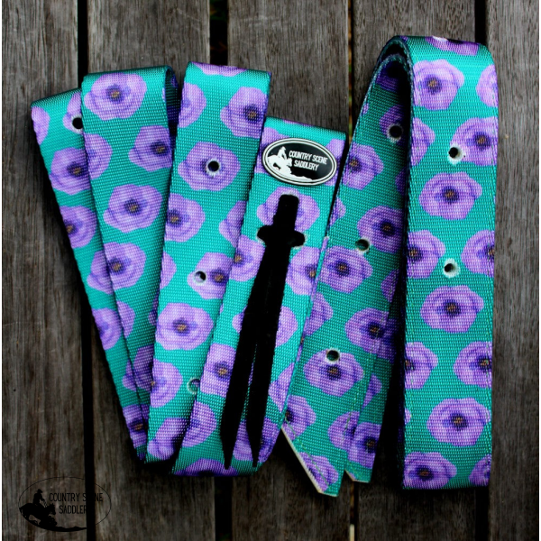 New! Css Purple Poppy Latigo Set.