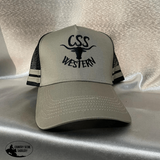 New! Css Western Caps Kahki/Black