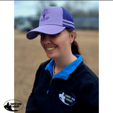 New! CSS Western Caps- purple- purple logo - Country Scene Saddlery and Pet Supplies