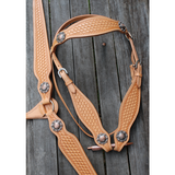 New! CSSB18 Basket Tooled Barrel Saddle - Country Scene Saddlery and Pet Supplies