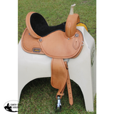 New! CSSB18 Basket Tooled Barrel Saddle - Country Scene Saddlery and Pet Supplies