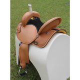 New! CSSB18 Basket Tooled Barrel Saddle - Country Scene Saddlery and Pet Supplies