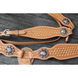 New! CSSB18 Basket Tooled Barrel Saddle - Country Scene Saddlery and Pet Supplies