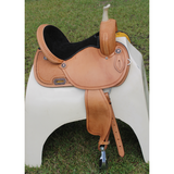 New! CSSB18 Basket Tooled Barrel Saddle - Country Scene Saddlery and Pet Supplies