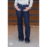 New! Dark Wash Signature Trouser Denim