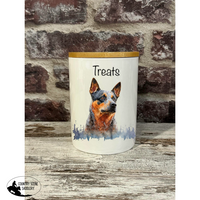 New! Dog Treat Canister - Blue Heeler Homewares