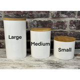 New! Dog Treat Canister - Border Collie - Country Scene Saddlery and Pet Supplies