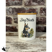 New! Dog Treat Canister - Kelpie Homewares