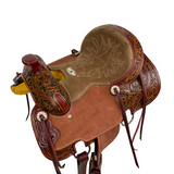 New!Double T Alpine Crest Roper Style Saddle - 13 Inch Horse Tack