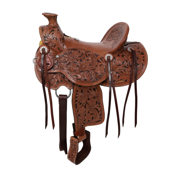 New! Double T Amarillo Wade Style Saddle - 13 Inch Western