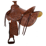 New! Double T Amarillo Wade Style Saddle - 16 Inch Western