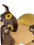 Double T barrel Sunflower Saddle 15 and 16" - Country Scene Saddlery and Pet Supplies