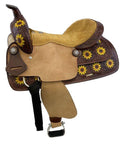 Double T barrel Sunflower Saddle 15 and 16" - Country Scene Saddlery and Pet Supplies