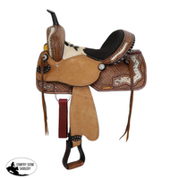 New! Double T Bristol Barrel Style Saddle - 15 Inch Horse Tack