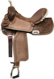 Double T Brown Filigree Top Grain Leather - Country Scene Saddlery and Pet Supplies