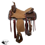 New! Double T Cattleman Roper Style Saddle - 16 Inch Youth Barrel Saddles