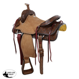 New! Double T Cattleman Roper Style Saddle - 16 Inch Youth Barrel Saddles