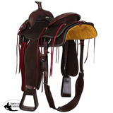 New! Double T Classic Stitch Dark Prairie Roper Style Saddle - 15 Inch - Country Scene Saddlery and Pet Supplies