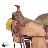 New! Double T Classic Stitch Golden Horizen Roper Saddle - 16 Inch Youth Barrel Saddles