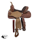 New! Double T Classic Stitch Mesa Bloom Barrel Saddle - 15 Inch - Country Scene Saddlery and Pet Supplies