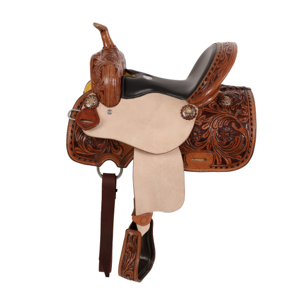 New! Double T Clementine Barrel Style Saddle - 12 Inch Western