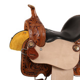 New! Double T Clementine Barrel Style Saddle - 12 Inch Western