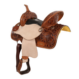 New! Double T Clementine Barrel Style Saddle - 12 Inch Western