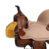 New! Double T Dakota Barrel Style Saddle - 13 Inch Western