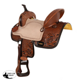 New! Double T Dakota Barrel Style Saddle - 13 Inch - Country Scene Saddlery and Pet Supplies