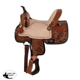 New! Double T Dakota Barrel Style Saddle - 13 Inch - Country Scene Saddlery and Pet Supplies