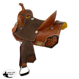 New! Double T Florence Fusion Barrel Style Saddle - 15 Inch - Country Scene Saddlery and Pet Supplies