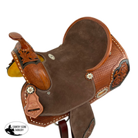 New!Double T Florence Fusion Barrel Style Saddle - 15 Inch Horse Tack