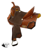 New!Double T Florence Fusion Barrel Style Saddle - 15 Inch Horse Tack