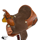 New! Double T Florence Fusion Barrel Style Saddle - 15 Inch - Country Scene Saddlery and Pet Supplies
