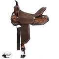 New! Double T Heritage Rose Spinal Relief Barrel Style Saddle Barrel Saddle